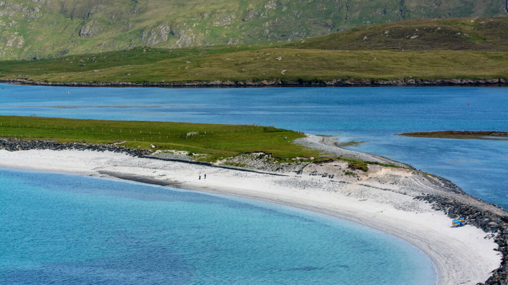 Bannaminn beach in Shetland