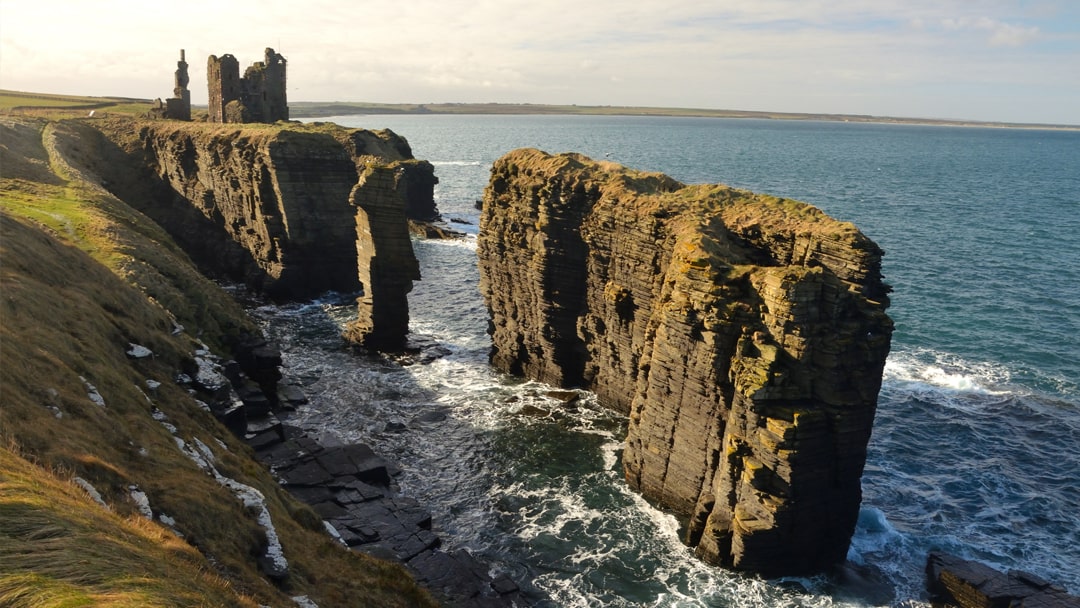 Castle Sinclair Girnigoe, north of Wick