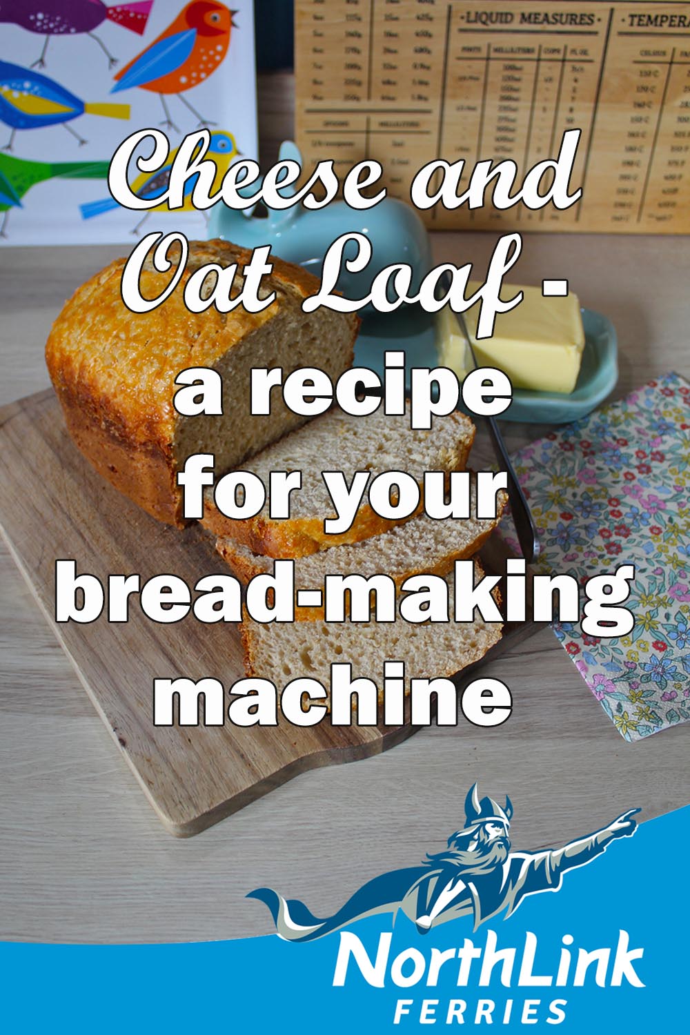 Cheese and Oat Loaf - a recipe for your bread-making machine