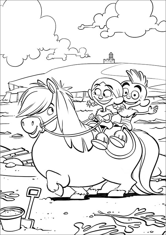 Vikling Colouring Sheet - Orkney