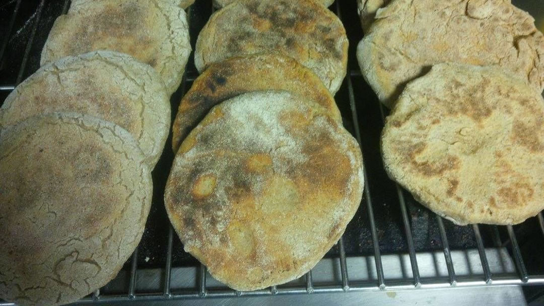 Freshly baked Bere Bannocks