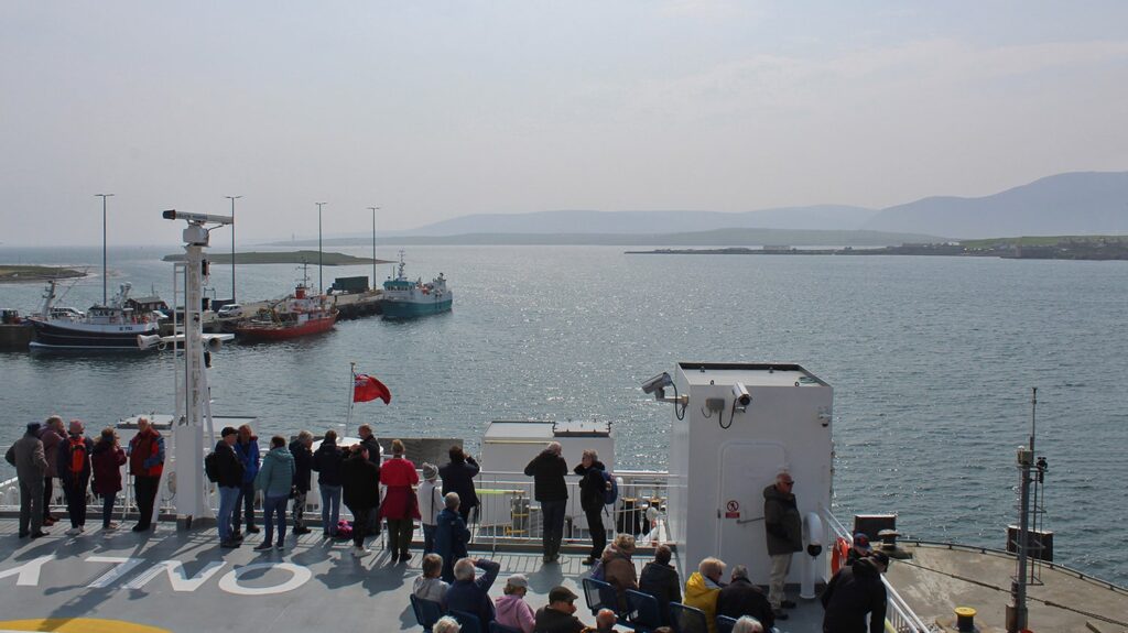 Setting sail on the Hamnavoe Nature Cruise