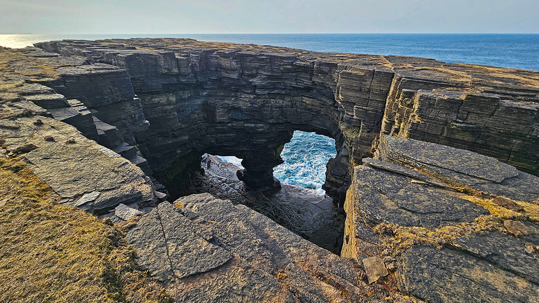 Kilns of Brin Novan on Rousay, Orkney