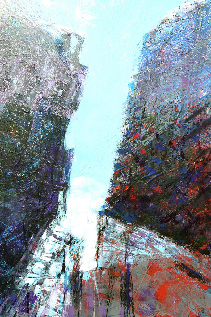 Lesley Murdoch cliff painting