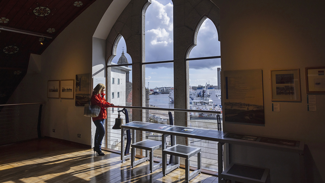 Looking across Aberdeen Harbour from the Maritime Museum