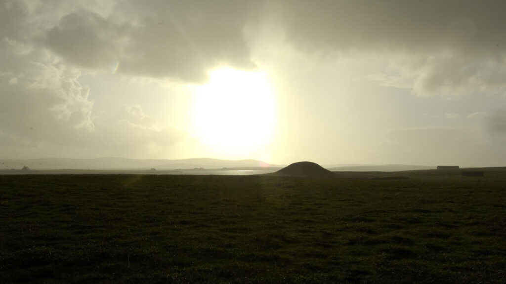 Maeshowe in Orkney - a mysterious mound similar to the now-demolished mound at Howe