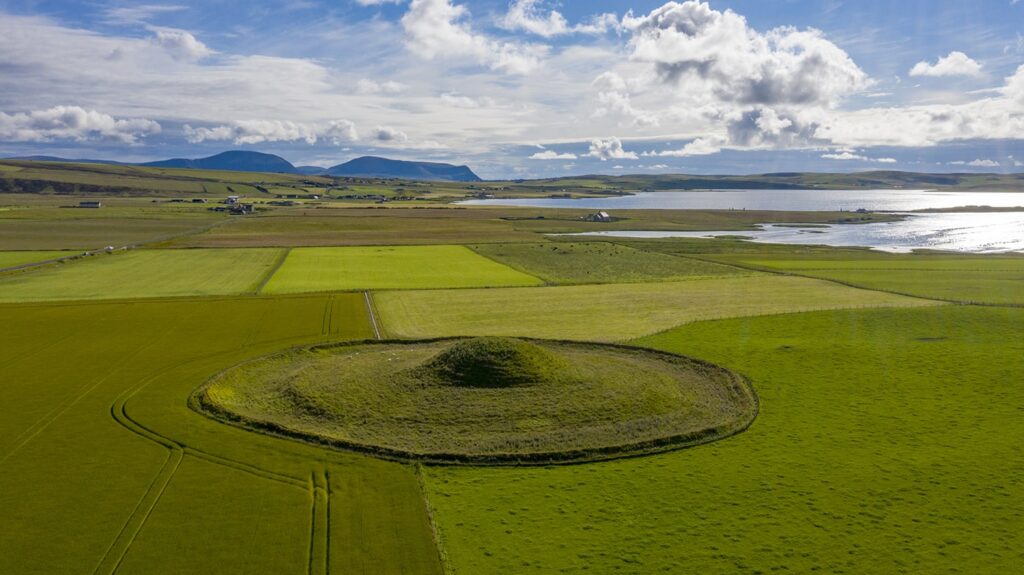 Maeshowe is the finest example of Neolithic architecture in north-west Europe