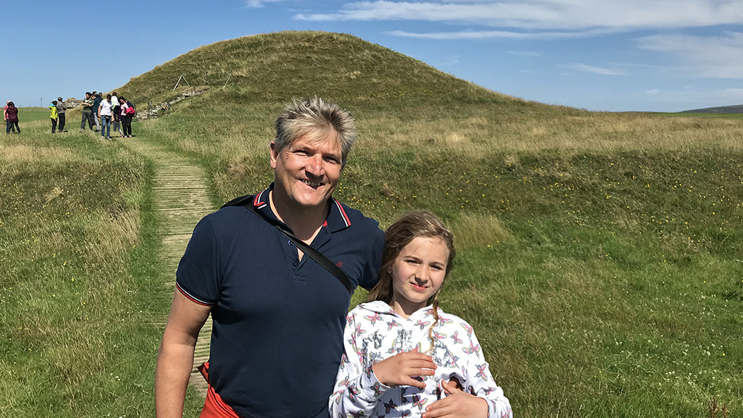 McKelvies at Maeshowe Chambered Cairn