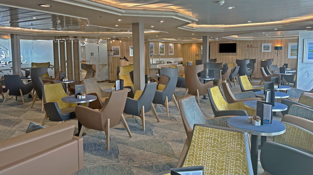 New look Magnus' Lounge on board MV Hjaltland