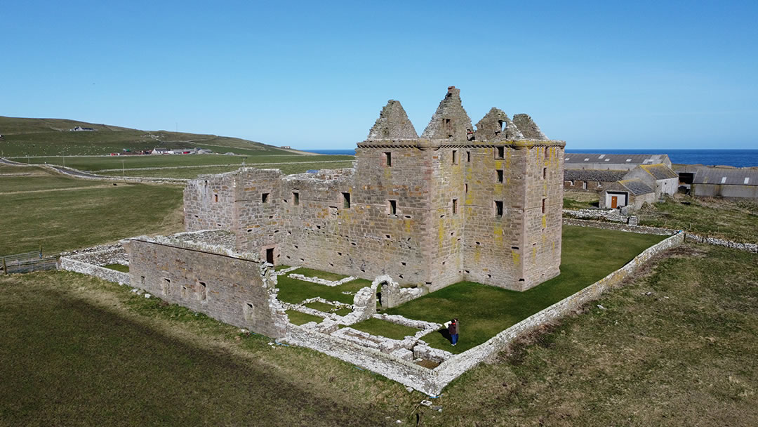 Noltland Castle in Westray, Orkney islands