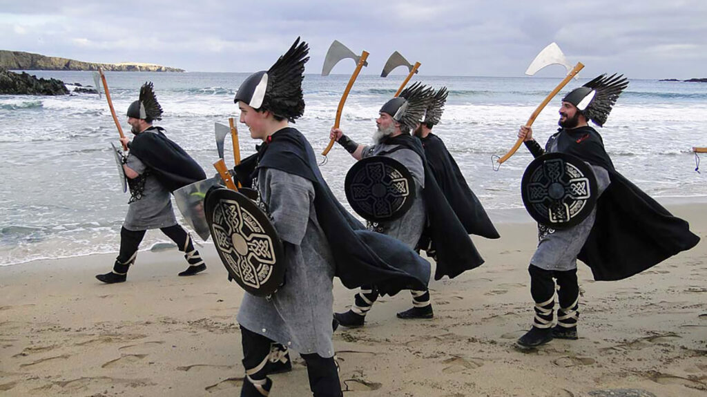 Norwick Up Helly Aa in Shetland