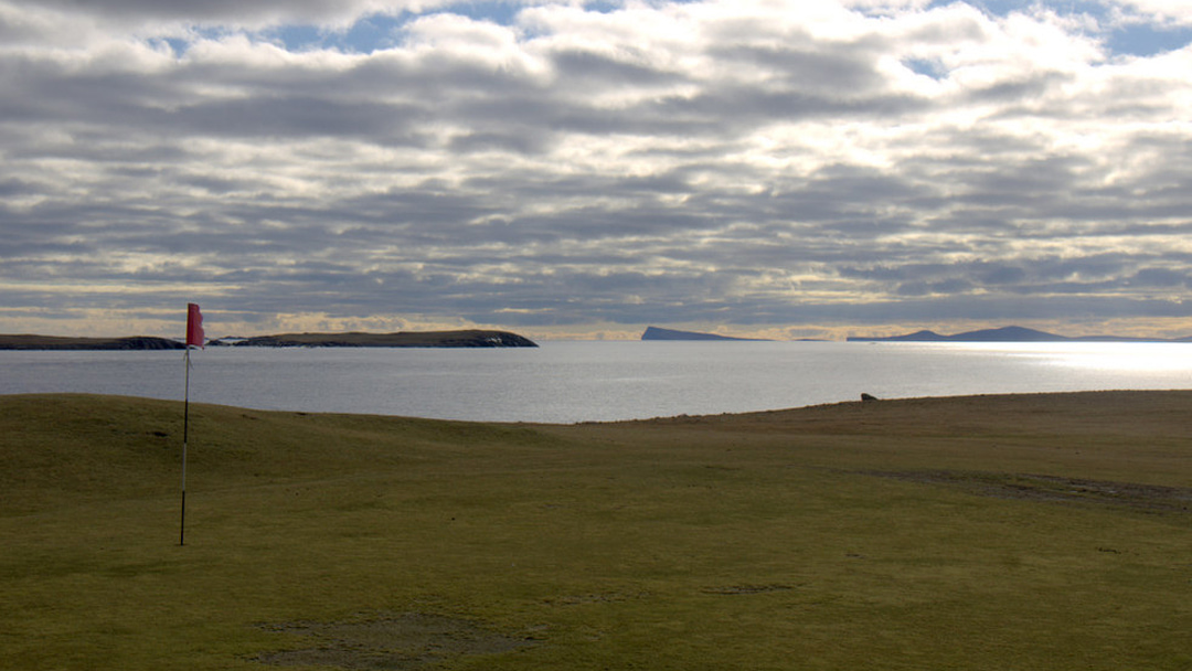 Outermost green on the Skaw Golf Course, Whalsay