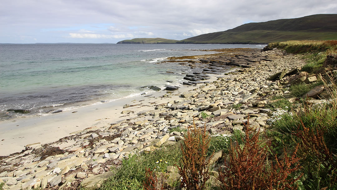 Saviskaill Bay in Rousay