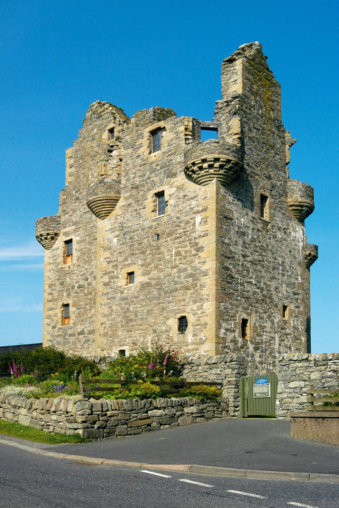 Scalloway Castle – a late 16th century castle in Shetland