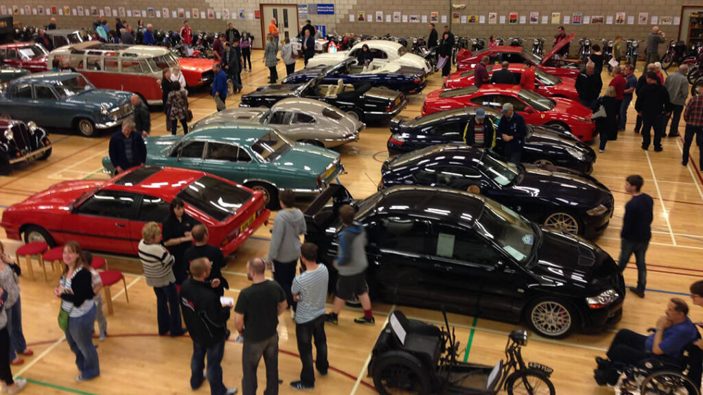 Shetland Classic Motor Show in the Clickimin Leisure Complex