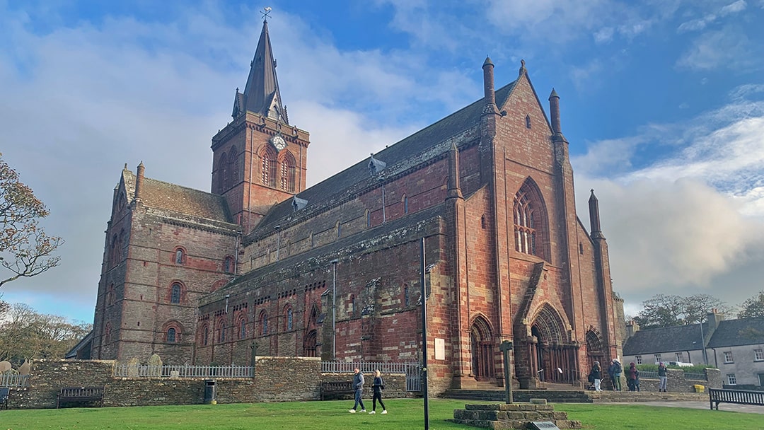 St Magnus Cathedral in Kirkwall
