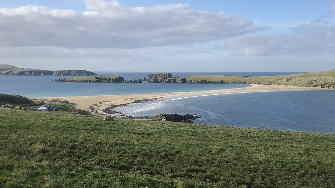 St Ninian's Isle in Shetland