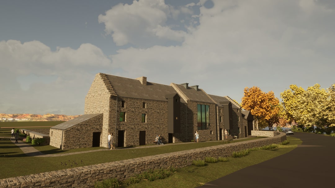 Castletown Mill Development, artists vision