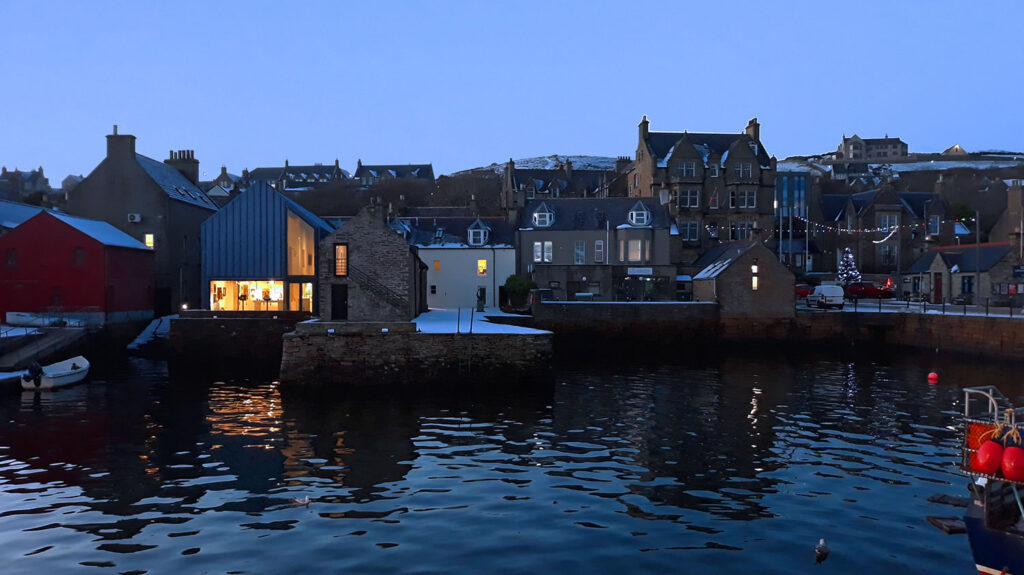 Stromness at Christmas-time