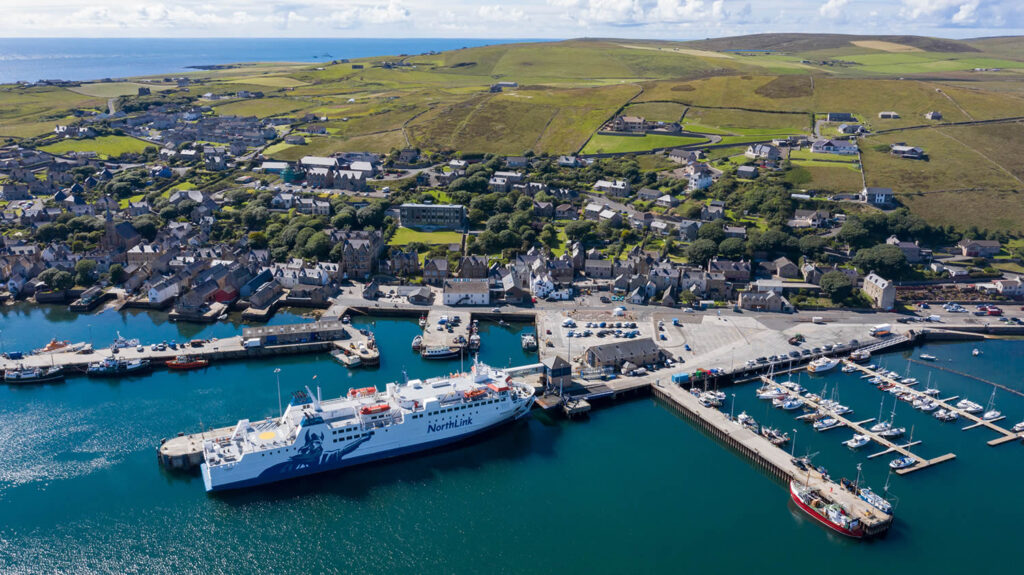 Stromness Ferry Terminal in the Orkney Islands
