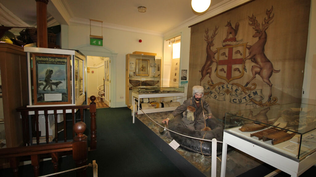 Stromness Museum with displays relating to Hudson's Bay and John Rae