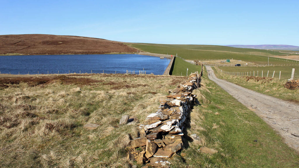 Stromness Reservoir at Yelda Water