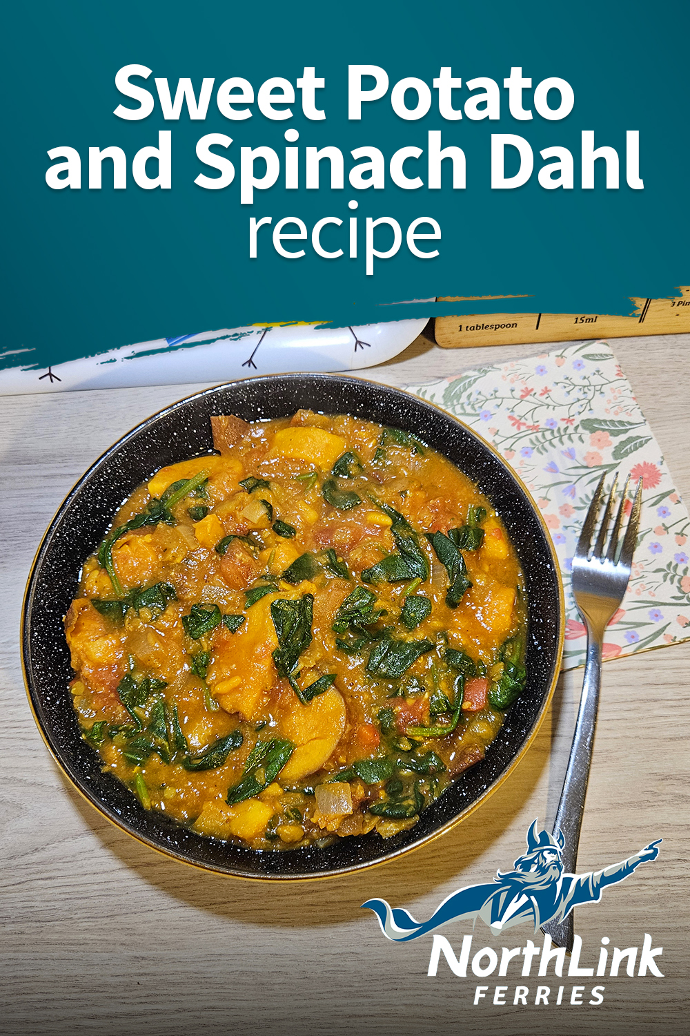Sweet Potato and Spinach Dahl recipe