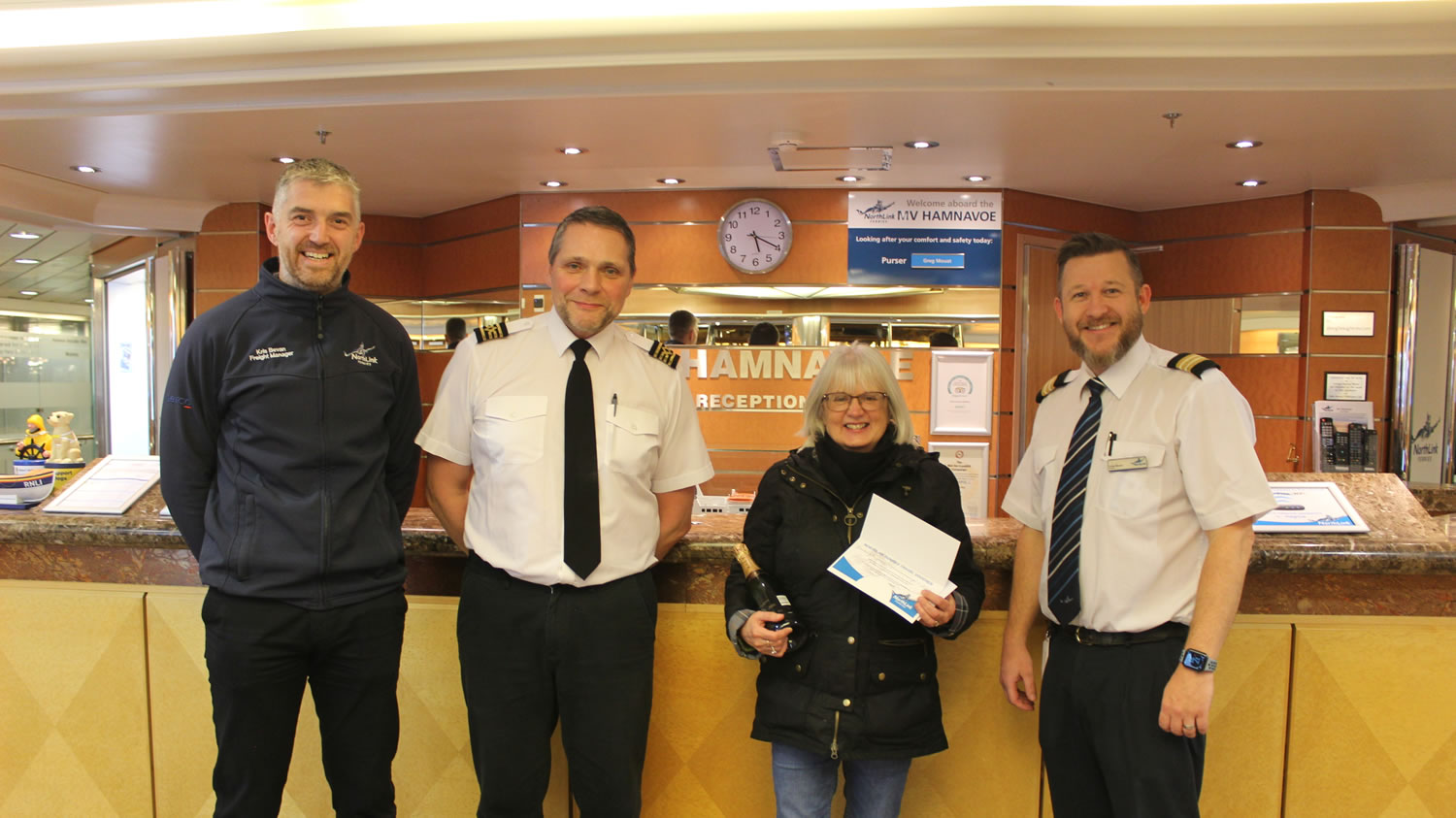 Serco NorthLink Ferries welcomes 200,000th passenger aboard the MV Hamnavoe