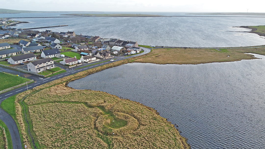 The Broch of Ayre in Holm, Orkney