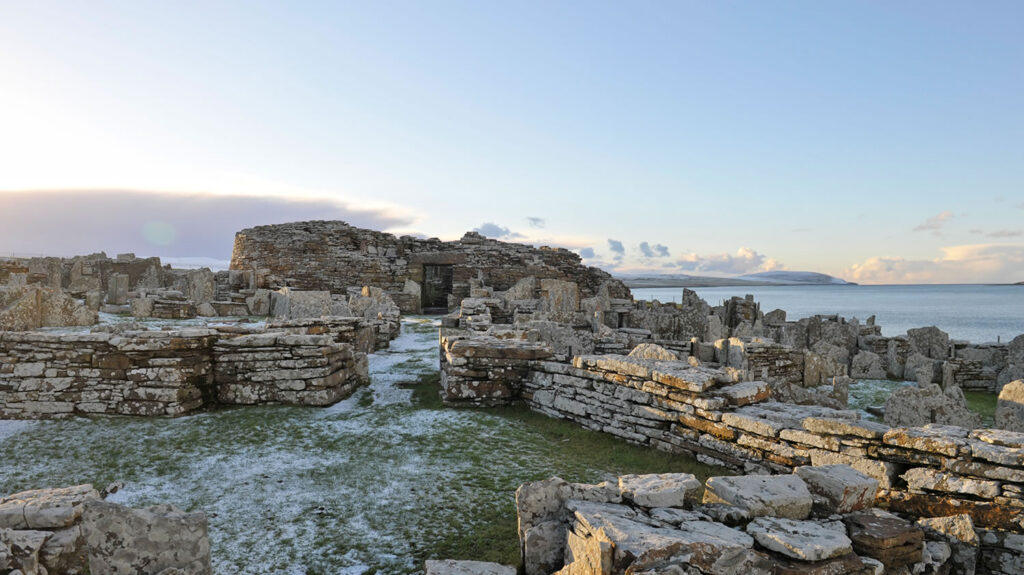 The Broch of Gurness in Evie, Orkney