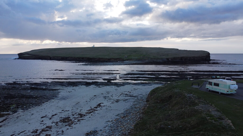 The Brough of Birsay at sunset
