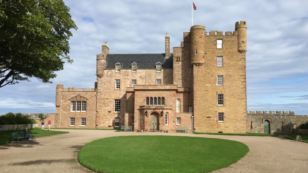 The grand exterior of Castle of Mey