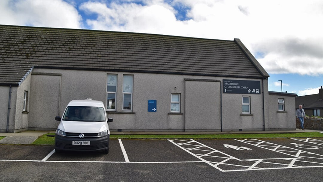 The Maeshowe Visitor Centre in Stenness