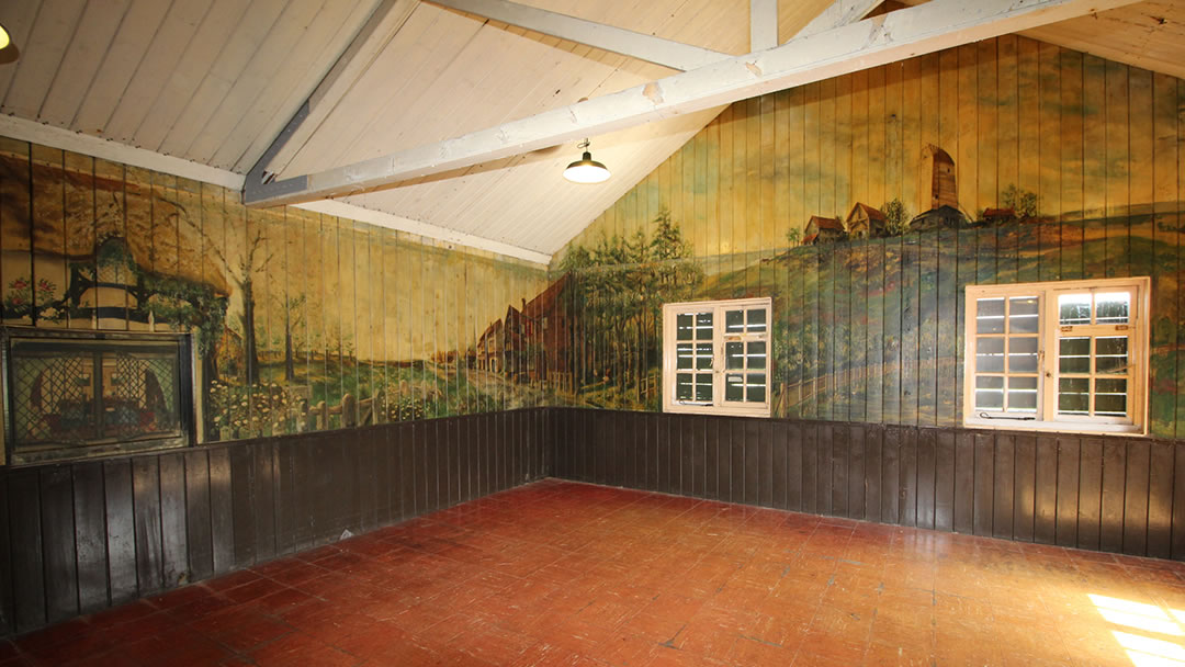 The mess hall at Ness Battery