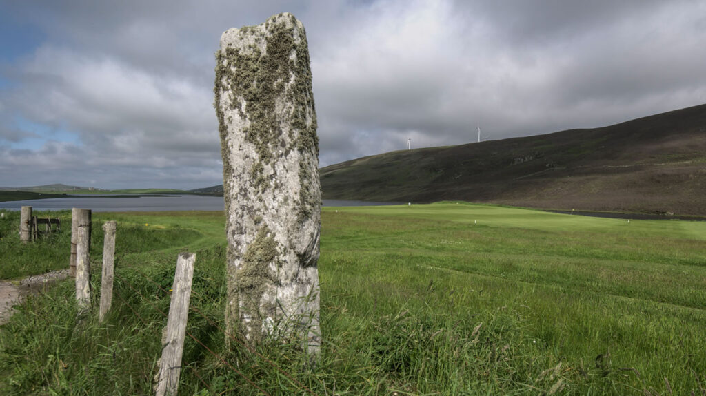 The Murder Stone in Tingwall, Shetland