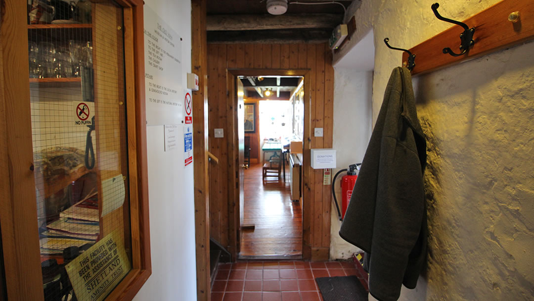 The Old Haa Museum entrance and reception