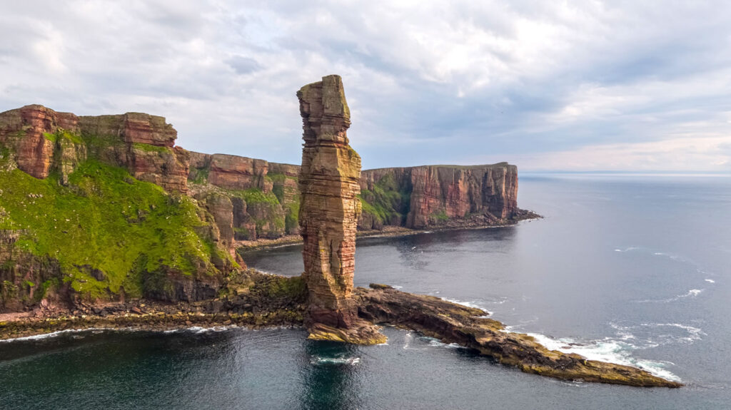 The Old Man of Hoy in the Orkney islands