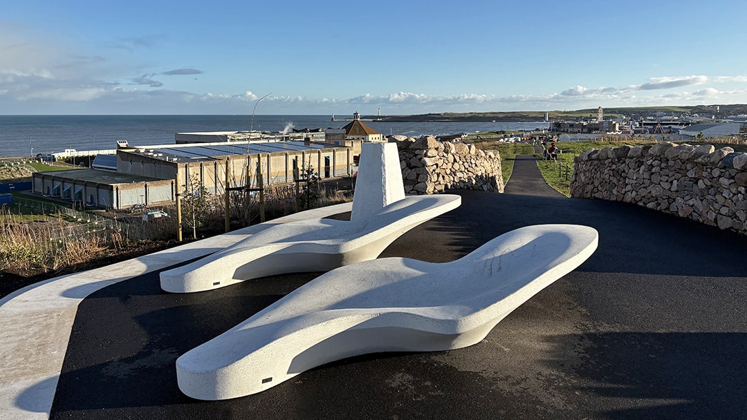 The recently renovated Broad Hill at Aberdeen Beach