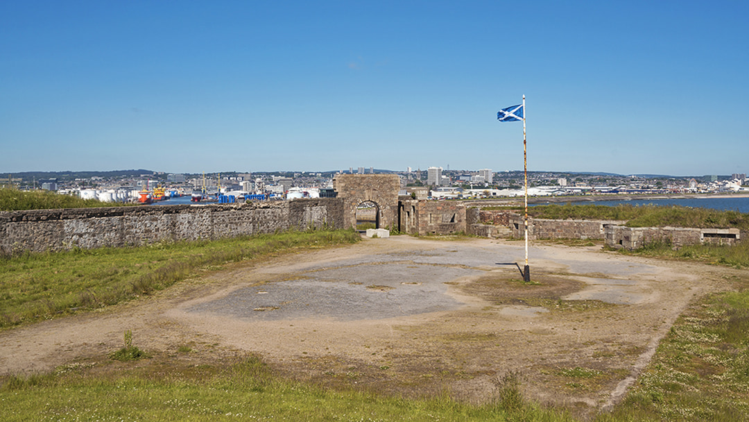 The ruins of Torry Battery