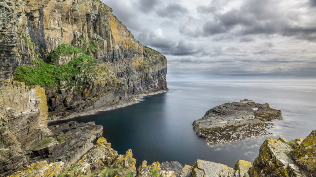 View from the bottom of the Whaligoe Steps Caithness